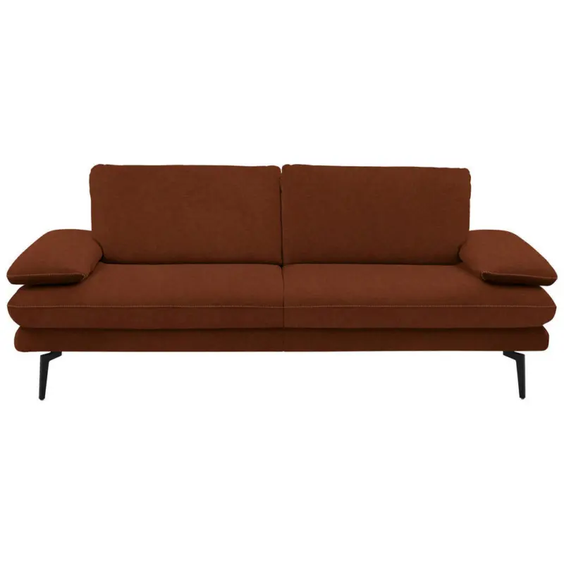 3-Sitzer-Sofa Dieter Knoll in Velours Kupferfarben