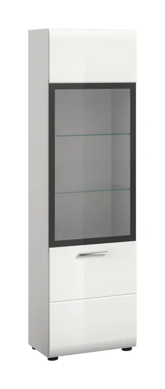 Vitrine Ice Wei&szlig; hochglanz