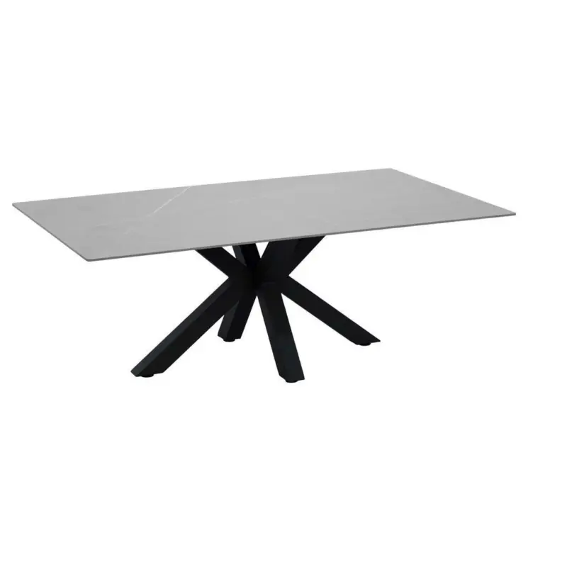 Couchtisch in Metall, Keramik 120/70/43 cm