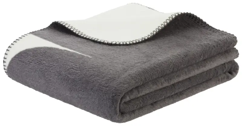 Decke Pebble Stone in Schwarz/Wei&szlig; ca. 130x170cm