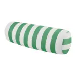 M&ouml;belix Nackenrolle Amore Streif Gr&uuml;n/Wei&szlig; ca. 12x45cm