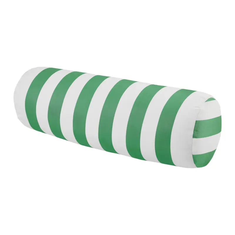 Nackenrolle Amore Streif Gr&uuml;n/Wei&szlig; ca. 12x45cm