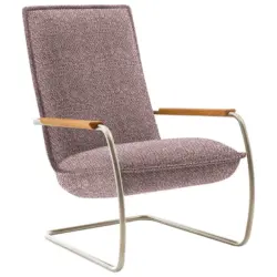 Sessel in Flachgewebe Rosa