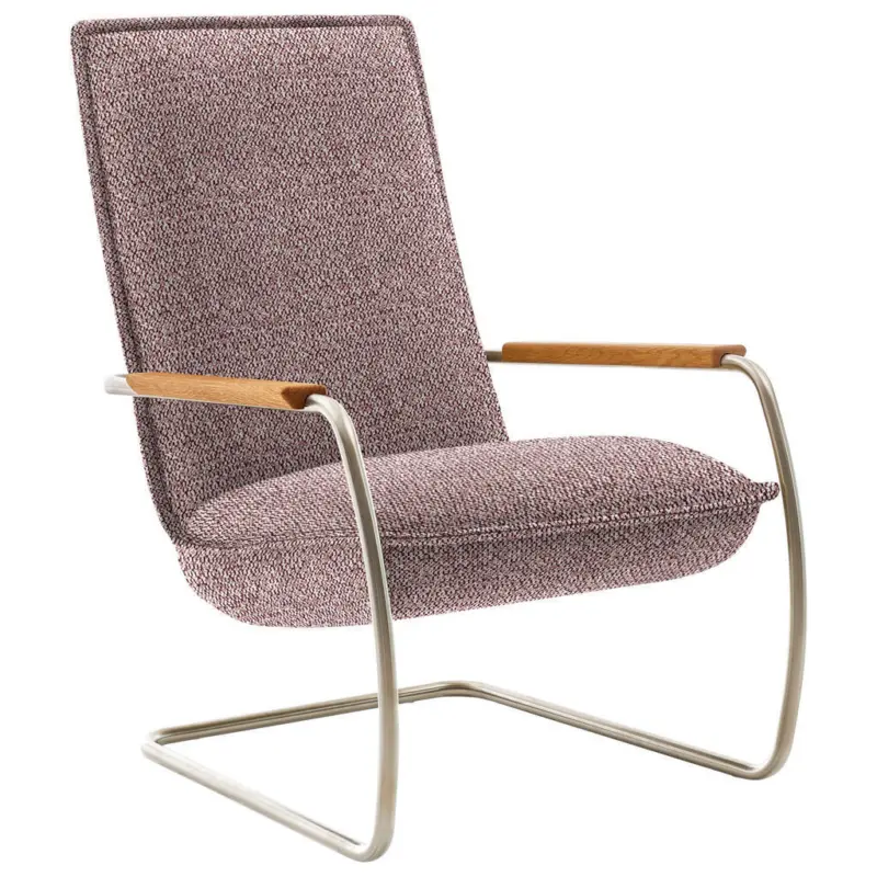 Sessel in Flachgewebe Rosa