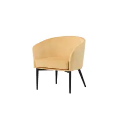 Sessel in Gelb, Schwarz