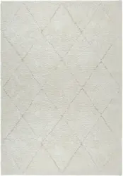 Hochflorteppich Ideal Shaggy Creme ca. 140x200cm