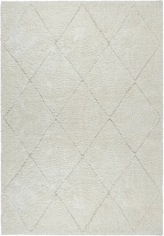Hochflorteppich Ideal Shaggy Creme ca. 140x200cm