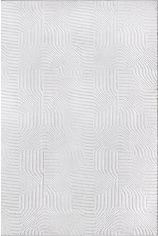 Webteppich Stilo Wei&szlig; ca. 1470x200cm