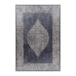 Flachwebeteppich Fiesta Schwarz ca. 200x290cm