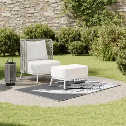 Outdoorteppich Flavia Schwarz ca. 120x180 cm