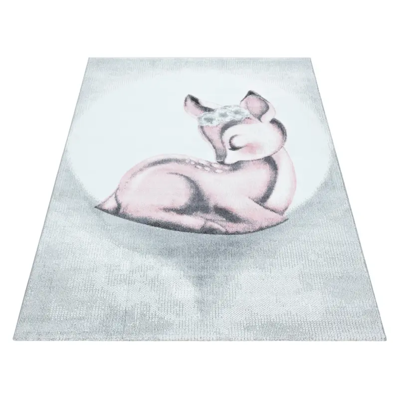 Kinderteppich Bambi Rosa ca. 120x170 cm