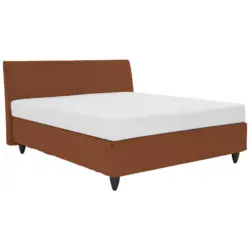 Boxspringbett 160/200 cm in Orange