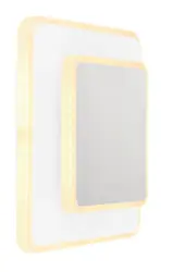 LED-Wandleuchte Many Opal/Nickelfarben max. 12Watt Wandlampe