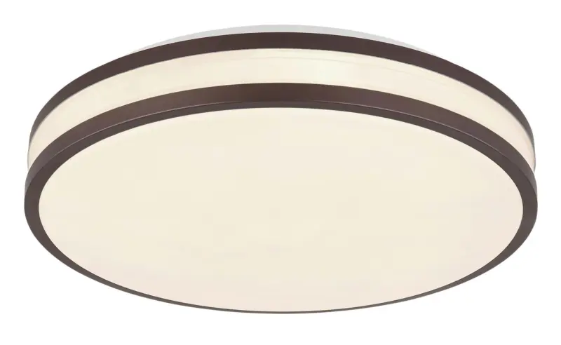 LED-Deckenleuchte Betha Wei&szlig;/Cappuccino max. 18 Watt Deckenlampe