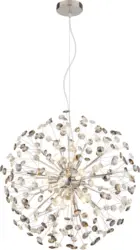 LED-Deckenleuchte Ceylin Klar/Chromfarben max. 3,5 Watt Deckenlampe