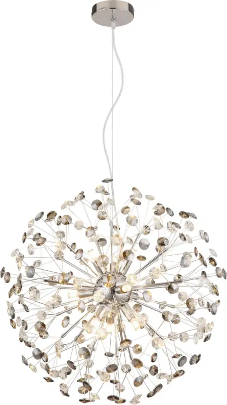 LED-Deckenleuchte Ceylin Klar/Chromfarben max. 3,5 Watt Deckenlampe