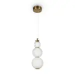 M&ouml;belix Pendelleuchte Collar Goldfarben max. 16 Watt