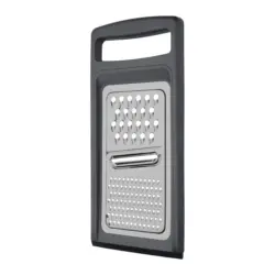 Reibe Kiki Edelstahlfarben/Dunkelgrau