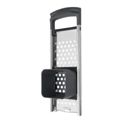 Sp&auml;tzlehobel Kiki Edelstahlfarben/Dunkelgrau