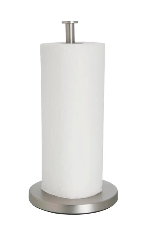 K&uuml;chenrollenhalter Leif aus Metall in Silberfaben