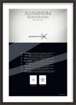 m&ouml;max Bilderrahmen Aluminium ca. 50x70cm