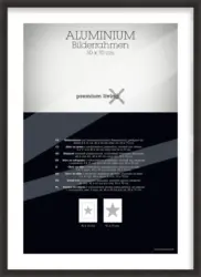 Bilderrahmen Aluminium ca. 50x70cm