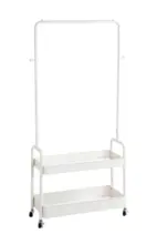 M&ouml;belix Kleiderwagen Steve - SB- Wei&szlig;