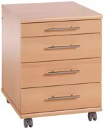 m&ouml;max Rollcontainer 'Serie 500' , buche