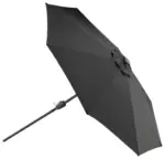 m&ouml;max Sonnenschirm Sabal m. LED ca. 270x241 cm Schwarz Solar