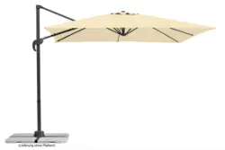 Ampelschirm Rhodos Junior ca.338x239x270cm Naturfarben