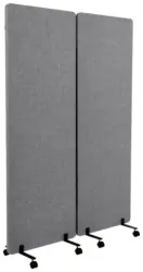 Trennwand Flexmiut Dunkelgrau ca. 60x177x35cm