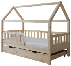 Hausbett Kay ca. 80x160 cm Kiefer Natur