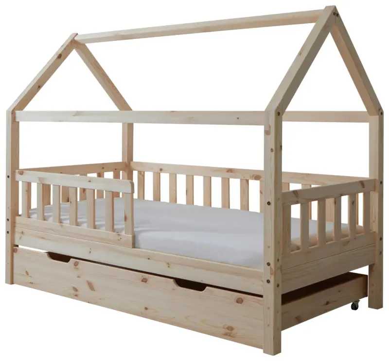 Hausbett Kay ca. 80x160 cm Kiefer Natur