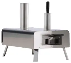 Pizzaofen Digos ca. 85,8x49,9x37 cm Silber