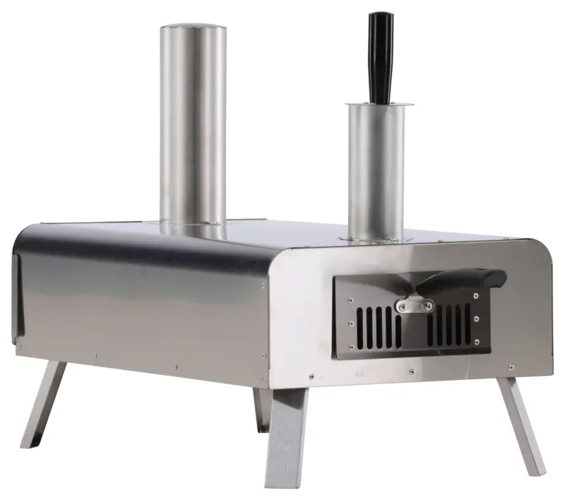 Pizzaofen Digos ca. 85,8x49,9x37 cm Silber