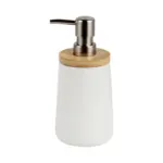 m&ouml;max Seifenspender Edna Wei&szlig;/Naturfarben