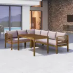 m&ouml;max Loungegarnitur Nico Akaziefarben