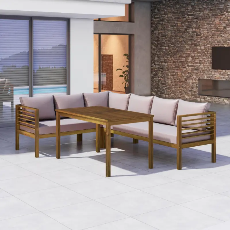 Loungegarnitur Nico Akaziefarben