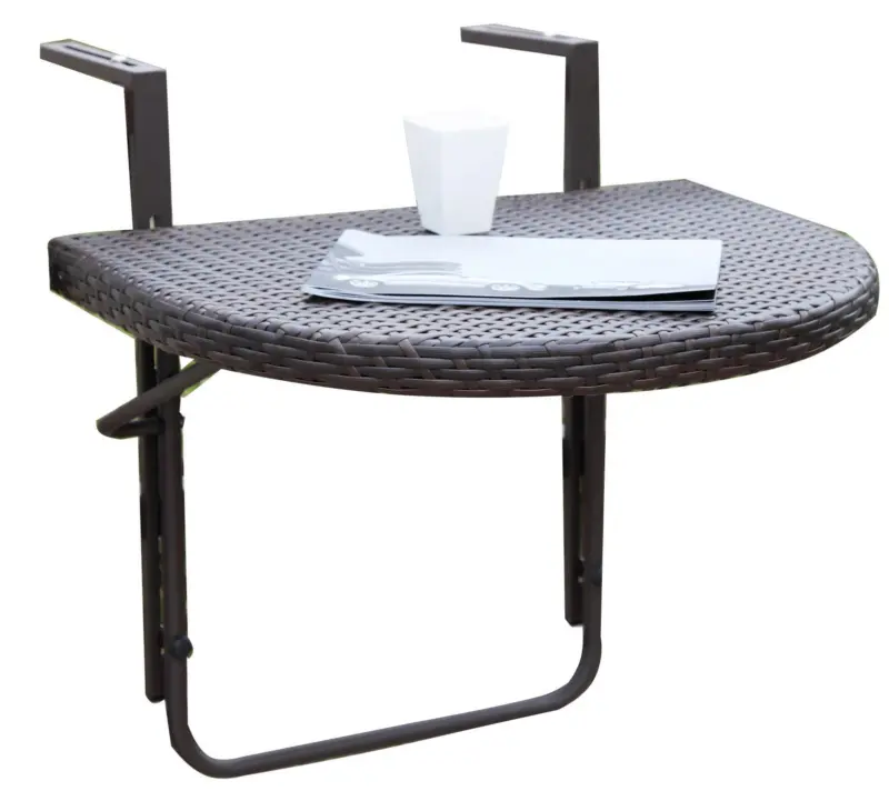 Balkonklapptisch Agra ca. 60x50 cm Dunkelbraun