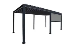 Pergola-Rollo ca. 300x250 cm Grau