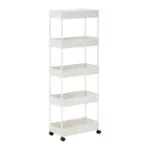 m&ouml;max Rollwagen Sandro Wei&szlig; Metall/Kunststoff