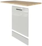 m&ouml;max K&uuml;chenunterschrank Levi, in Lichtgrau gl&auml;nzend