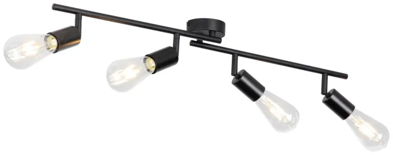 Strahler Molly in Schwarz max. 24 Watt