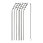 m&ouml;max Trinkhalm Jessy Transparent, 7-teilig