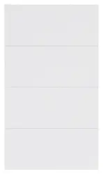 Frontpaneel Unit in Wei&szlig;