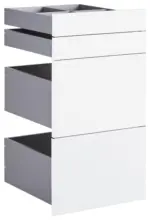 m&ouml;max Schubladenset Unit in Wei&szlig;