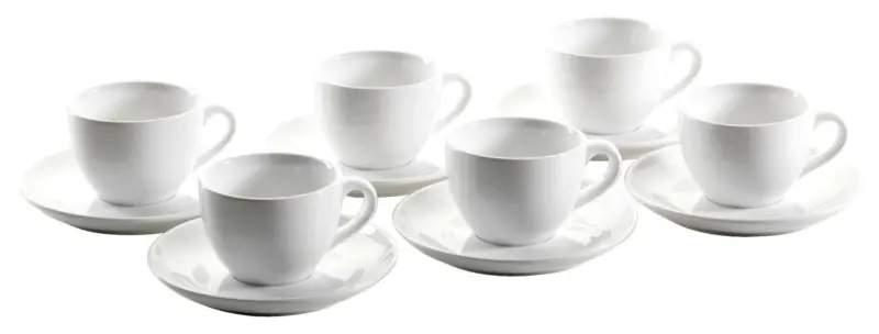 Kaffeetasse mit Untertasse Colombia ca. 180ml, 12-teilig