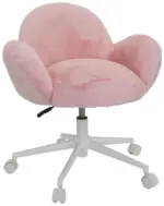 m&ouml;max Jugenddrehstuhl Kiddy Teddy ca.65x79x64cm Teddystoff Rosa