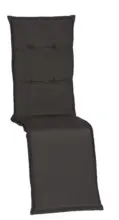 M&ouml;belix Relaxsesselauflage Trier ca.170x46x8cm Dunkelgrau