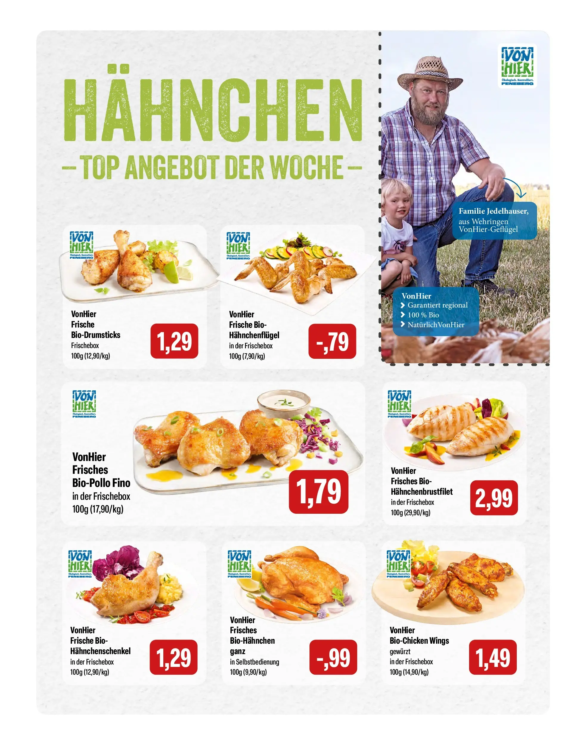 Feneberg Aktuelle Angebote (ab 15.04.2026) zum Blättern | Seite: 4 | Produkte: Top, Hahnchen, Hahnchenschenkel